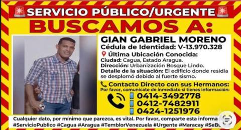 Foto de Gian Gabriel Moreno