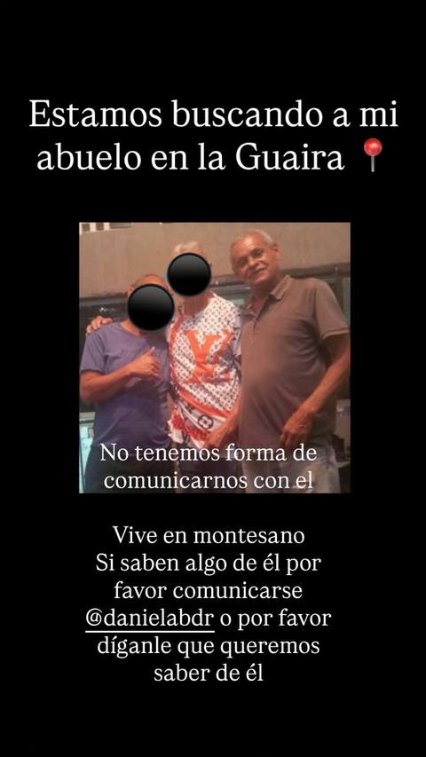 Foto de Persona buscada (revisar nombre)