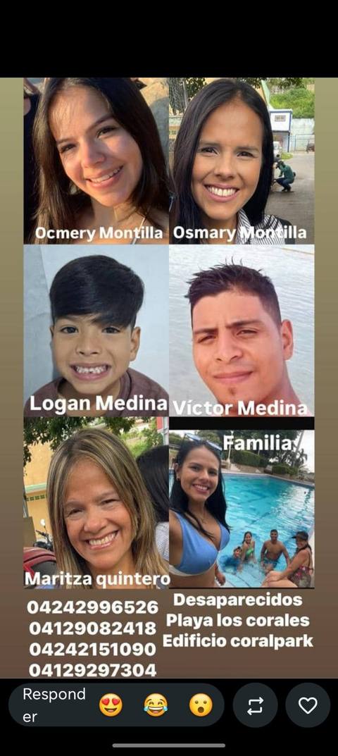 Foto de Ocmery Montilla, Osmary Montilla, Logan Medina, Victor Medina, Maritza Quintero