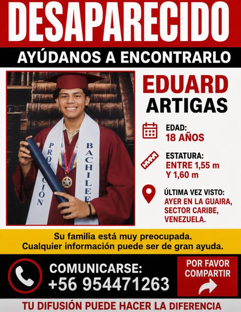 Foto de Edward Alejandro Artigas Uzcátegui