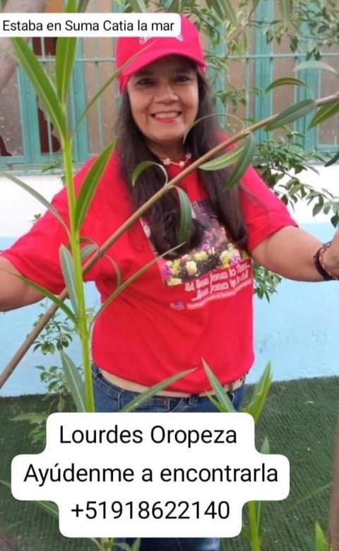 Foto de Lourdes Oropeza