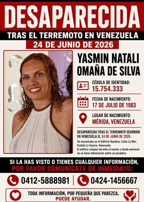 Foto de Yasmin Nataly Omaña de Silva