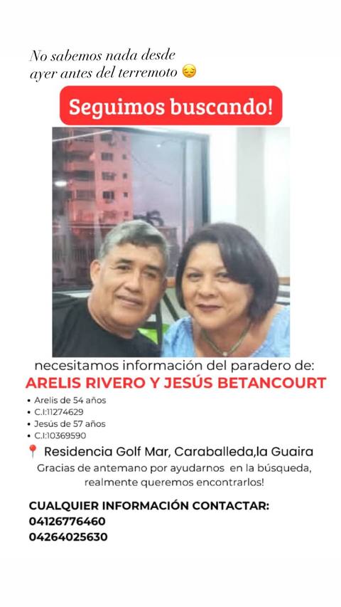 Foto de Arelis Rivero y Jesús Betancourt