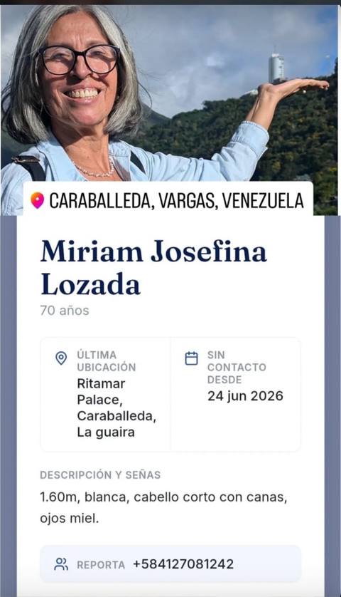 Foto de Miriam Josefina Lozada
