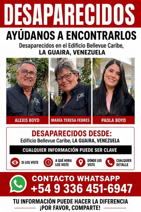 Foto de Alexis Boyd, María Teresa Febres, Paola Boyd
