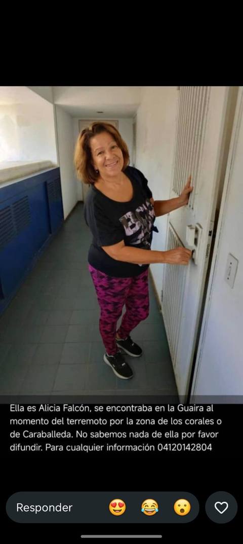 Foto de Alicia Margarita Falcón