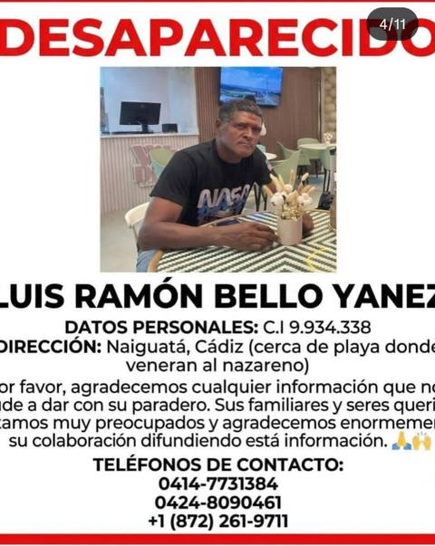 Foto de Luis Ramón Bello Yánez