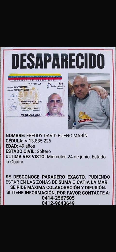 Foto de Freddy David Bueno Marín