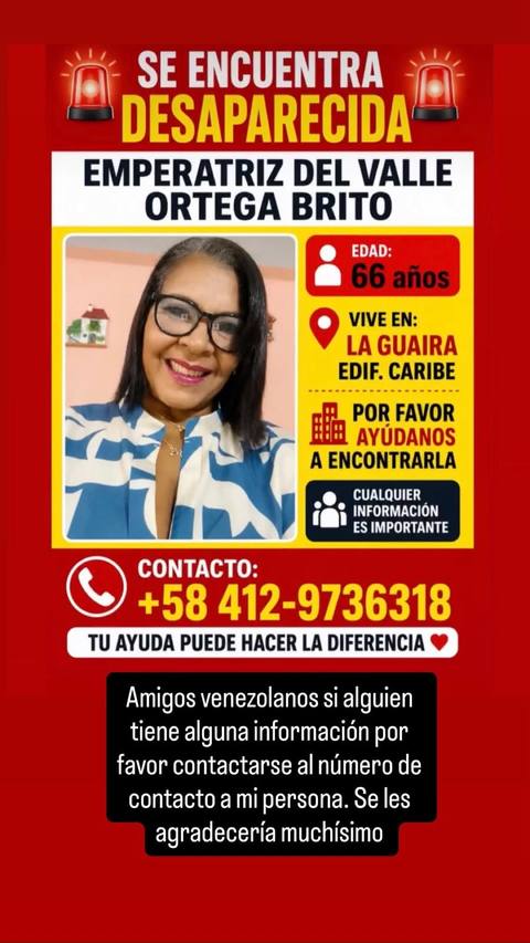 Foto de Emperatriz del Valle Ortega Brito