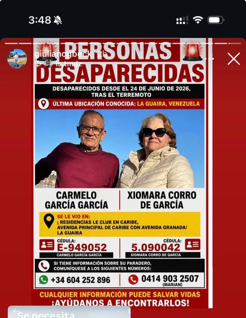 Foto de Carmelo García García, Xiomara Corro de García
