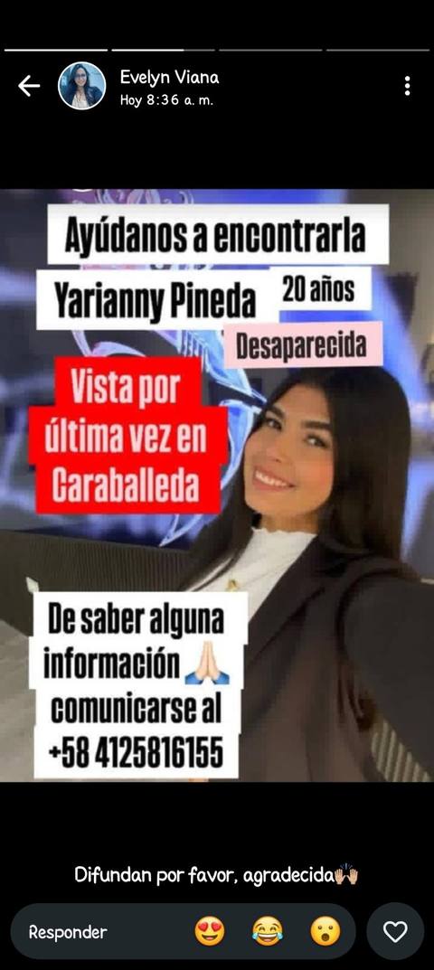 Foto de Yarianny Arahys Pineda Arvelo