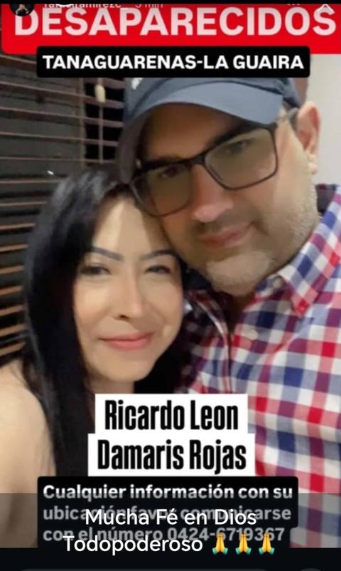 Foto de Ricardo León y Damaris Rojas