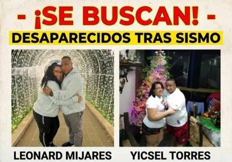 Foto de Leonard Mijares y Yicsel Torres