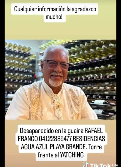 Foto de Persona buscada (revisar nombre)