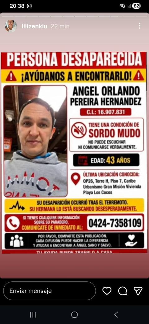 Foto de Ángel Orlando Pereira Fernández