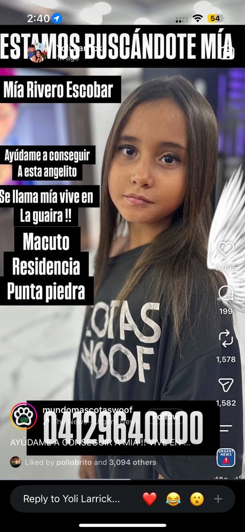 Foto de Mia Rivero Escobar