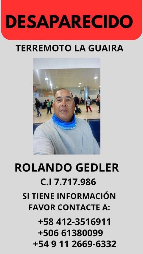 Foto de Rolando Antonio Gedler Alvarado