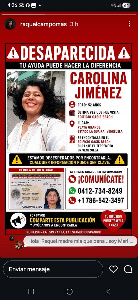 Foto de Carolina Jiménez