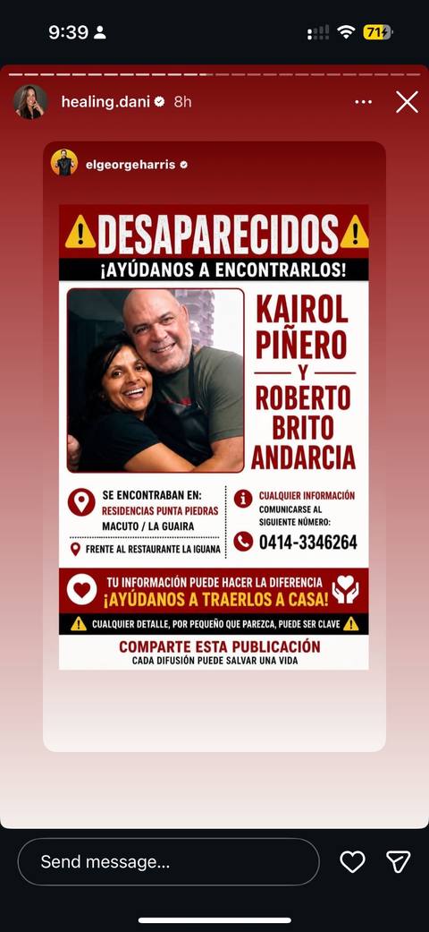 Foto de Kairol Piñero y Roberto Brito