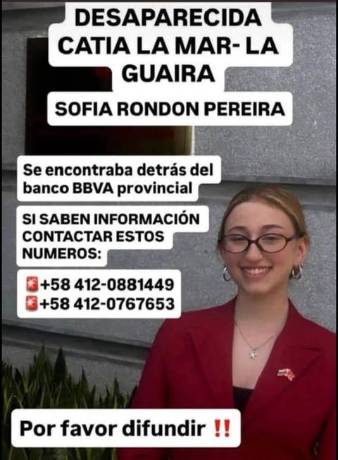 Foto de Sofía Rondon Pereira