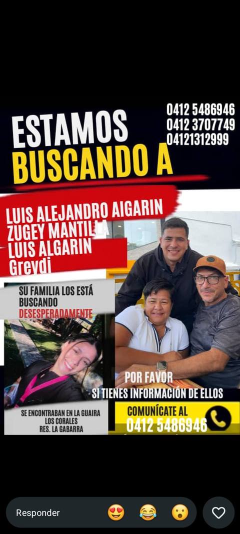 Foto de Zugey Mantilla, Luis Algarin, Luis Alejandro Algarin, Greydis