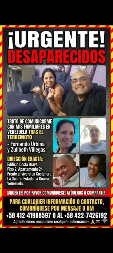 Foto de Fernando Urbina y Zuilbeth Villegas