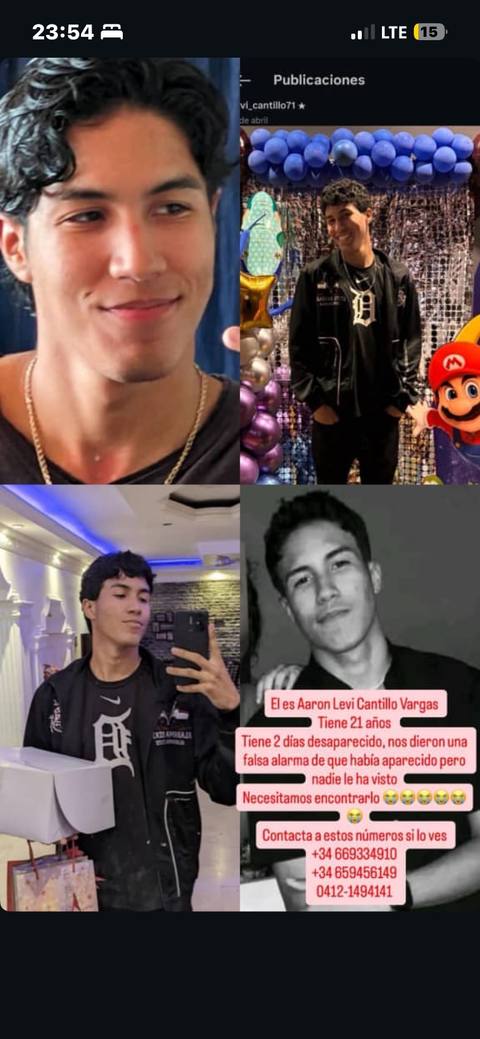 Foto de Aarón Levi Cantillo Vargas