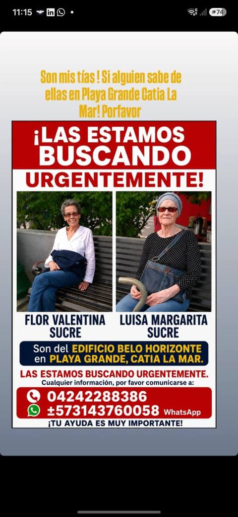 Foto de Flor Sucre y Margarita Sucre