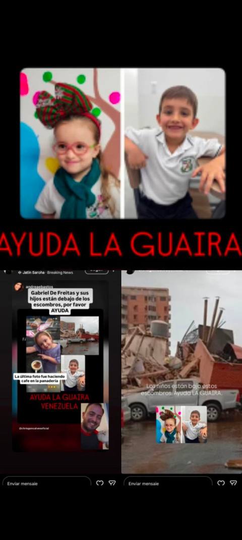 Foto de Lucia, mathias y su papa gabriel