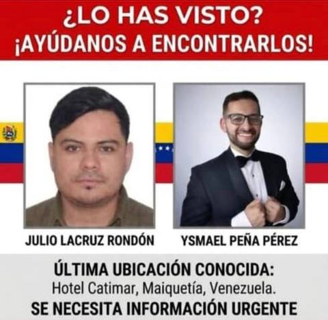Foto de Julio Lacruz Rondón, Ysmael Peña Pérez