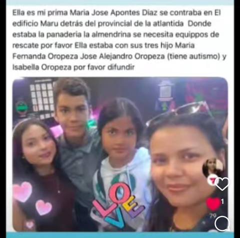 Foto de María José aponte día e hijos (3)