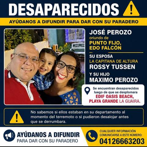 Foto de José Perozo, Rossy Tussen, Maximo Perozo