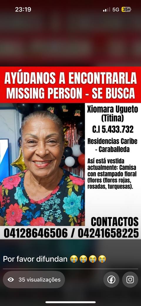 Foto de Xiomara Ugueto (titina)