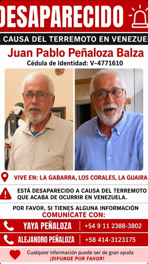 Foto de Juan Pablo Peñaloza Balza