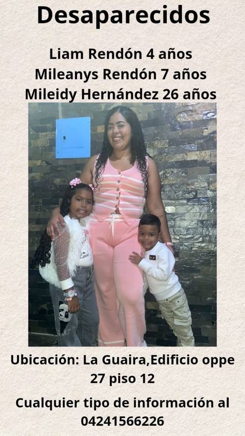 Foto de Mileidy Hernández , Liam y mileanys Rendón