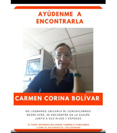Foto de Carmen Corina Bolívar
