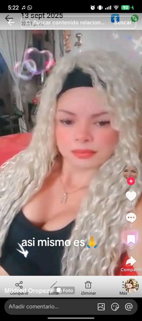 Foto de Mildred Oropeza