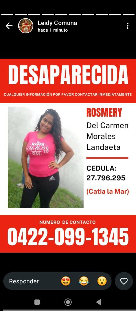 Foto de Rosmery del carmen Morales Landaeta
