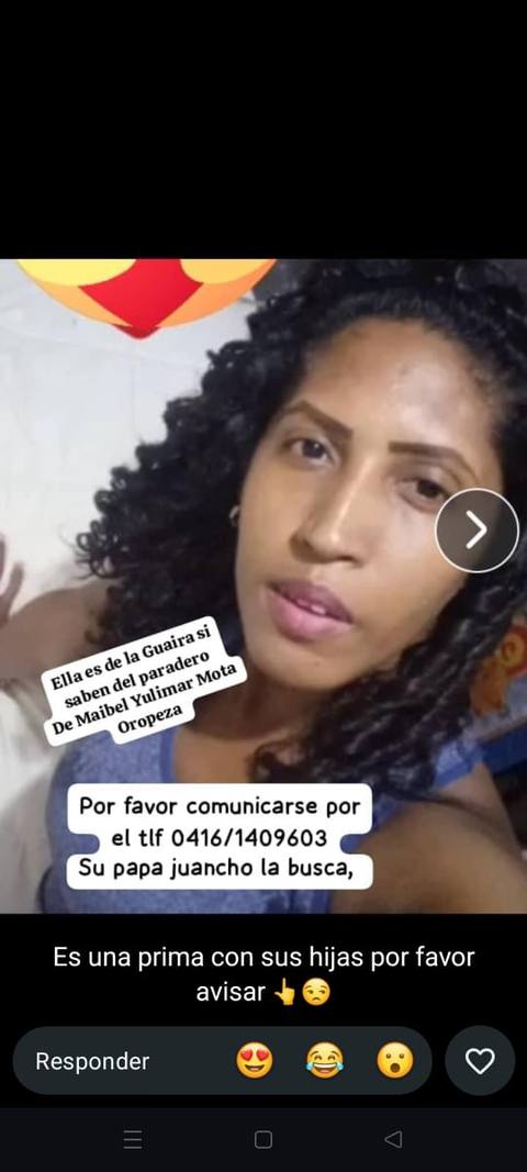 Foto de maibel yulimar mota oropeza