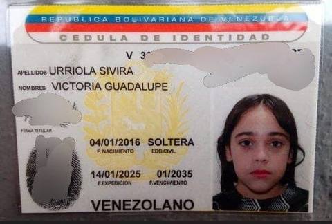 Foto de Victoria Guadalupe Urriola Sivira