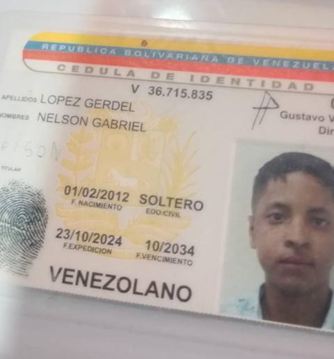 Foto de Nelson grabiel Lopez gerdel.