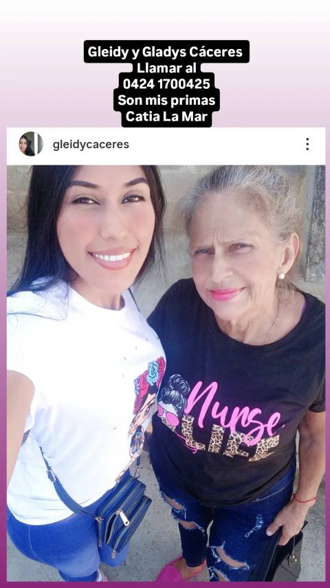 Foto de Gladys y Gleidis Cáceres