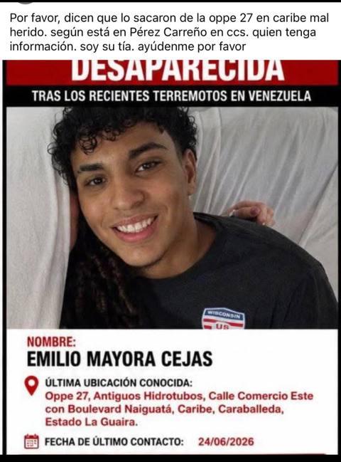 Foto de Emilio jeremias mayora cejas.