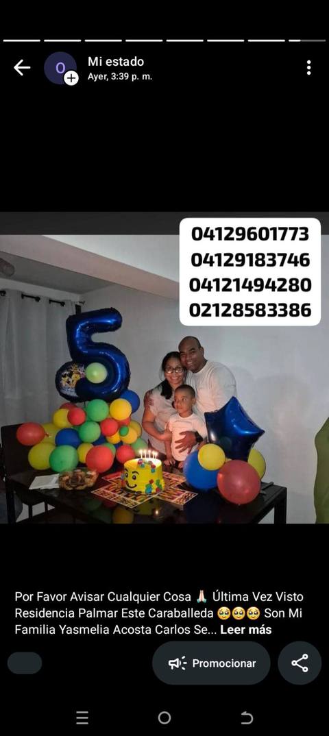 Foto de Yasmelia Acosta Diego Segovia Y Carlos Segovia