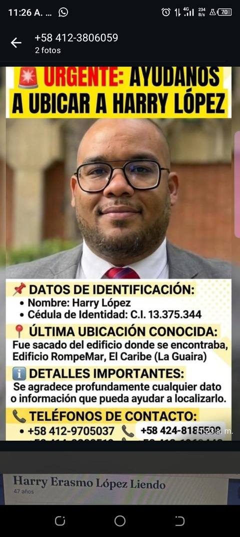 Foto de Harry López Liendo