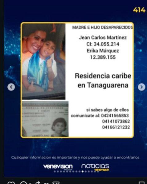 Foto de ERIKA MARQUEZ Y SU HIJO JEAN CARLOS MARTINEZ