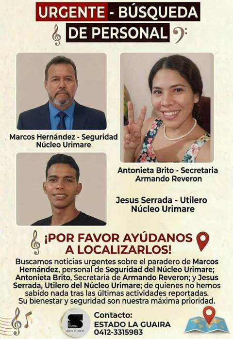Foto de MARCOS HERNANDEZ / ANTONIETA BRITO / JESUS SERRADA