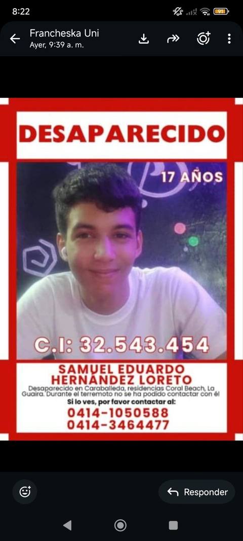 Foto de Samuel Eduardo Hernandez Loreno