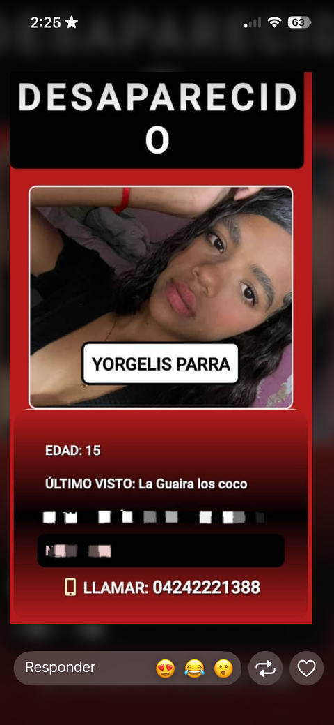 Foto de Yorgelis Parra