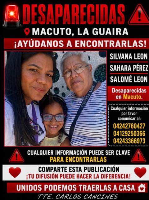 Foto de Sahara Pérez, Silvana león y Salomé león